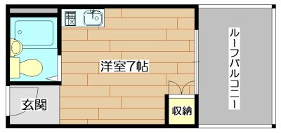 光栄ハイツ大畑 間取り