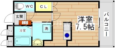 マンション陸央 間取り図