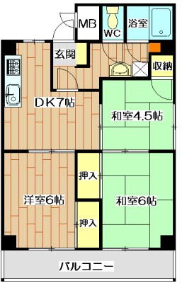 エルベコート高槻 間取り