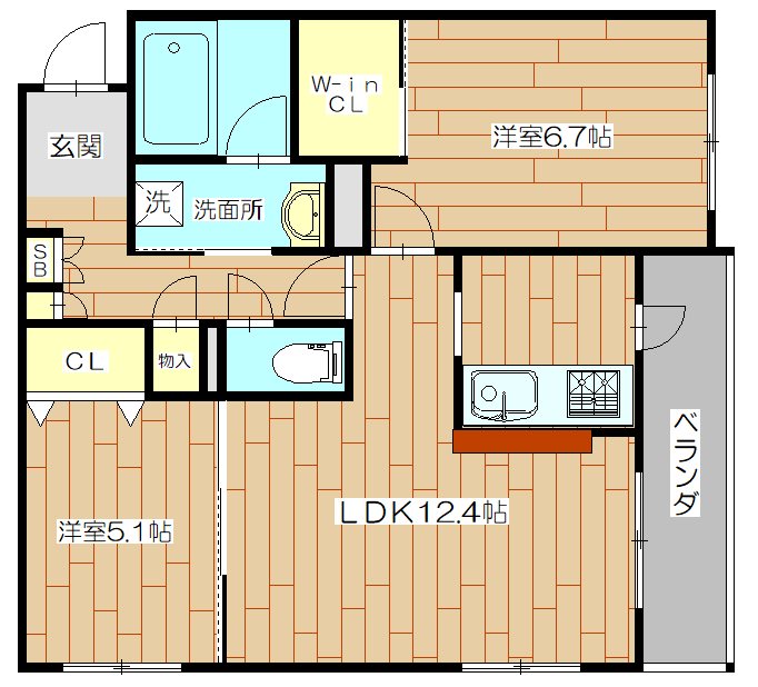 Shamaison　Forena（シャーメゾンフォレナ） 間取り図