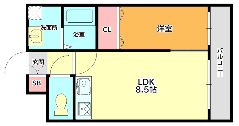コンフォール山手 間取り