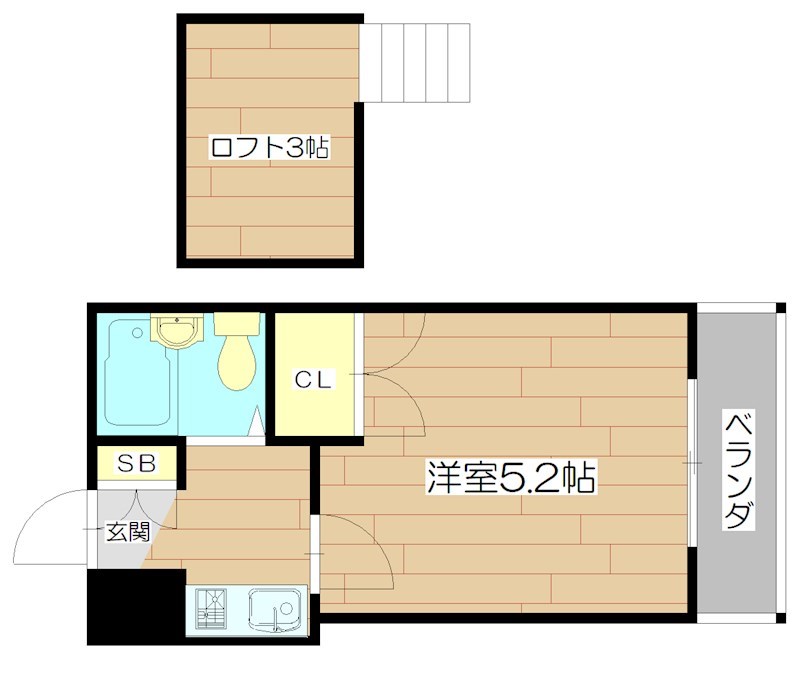 ビー・エスパース  間取り図