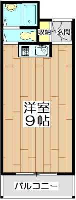光栄ハイツ古曽部 間取り
