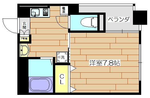 マンションてりは 503号室 間取り