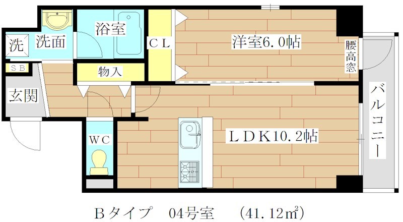 メイビスタ高槻  間取り図