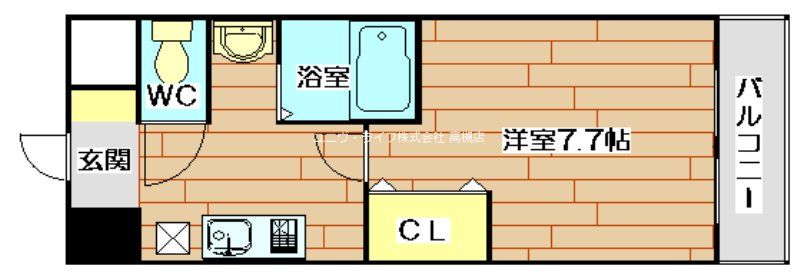 レーベンハイム  202号室 間取り