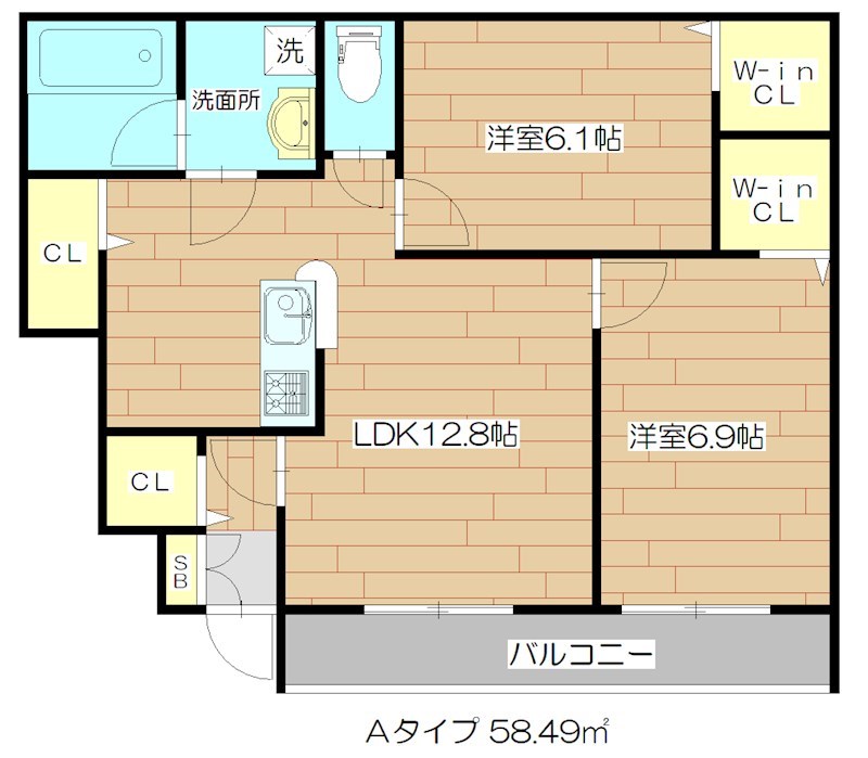 グランヴェルデ高槻 間取り
