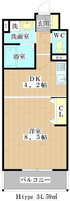 LIBRA TAKATSUKI（リブラ高槻） 間取り図