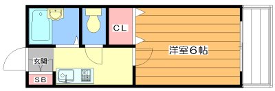 フェリス千里山 間取り図