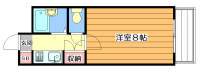 泉町ロイヤルハイツＣ棟 間取り図