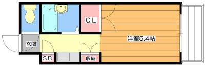 横山第1マンション 間取り