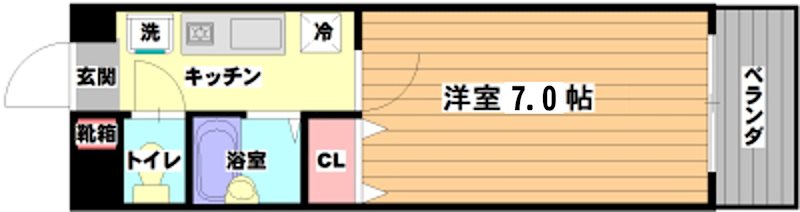 ヒルバレー阪口 間取り