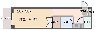 セブンヒルズ千里山 間取り図