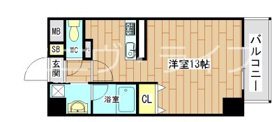 ラフィーエ高槻 702号室 間取り