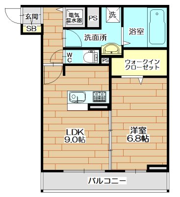 アダージョ富田  間取り図