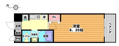 モノロカーレ江坂 間取り