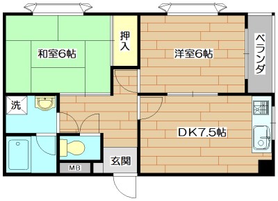 シエテ高槻 間取り図