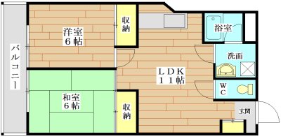 ストリーム桜ケ丘 101号室 間取り