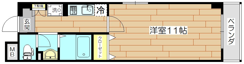 ユニコート 間取り図