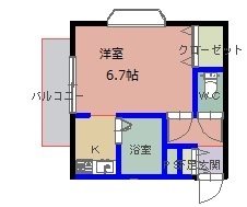 ウイング山手 間取り図