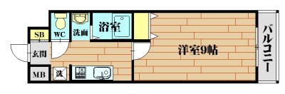 グーテンターク富田  間取り図