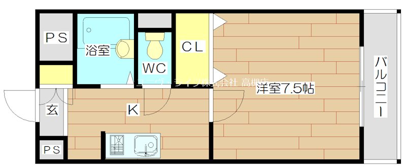 Collection高槻市駅前（コレクション高槻市駅前） 間取り図