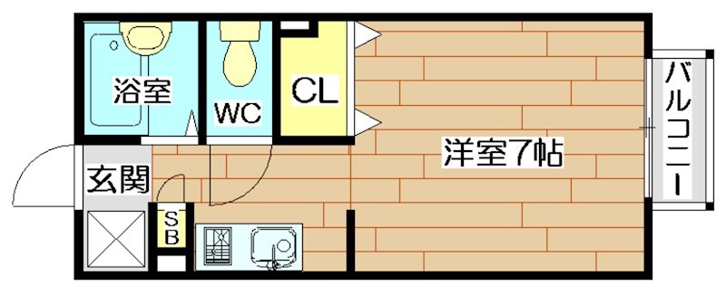 ハイツシャルマン 102号室 間取り