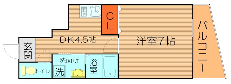 リーフジャルダン富田駅前 間取り