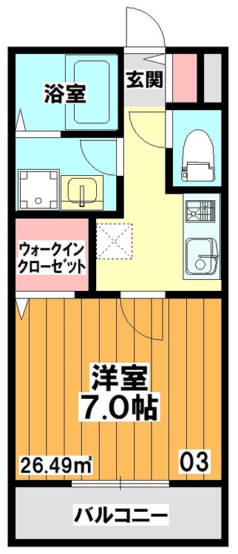 エレガンスⅢ 間取り