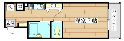 ベルレオーネ 101号室 間取り