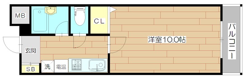 孝成ビル 201号室 間取り