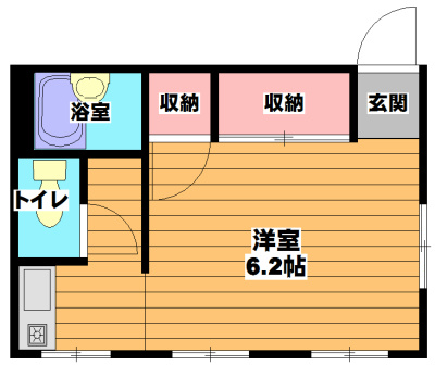 横山第2ハイツ(男子専用) 間取り