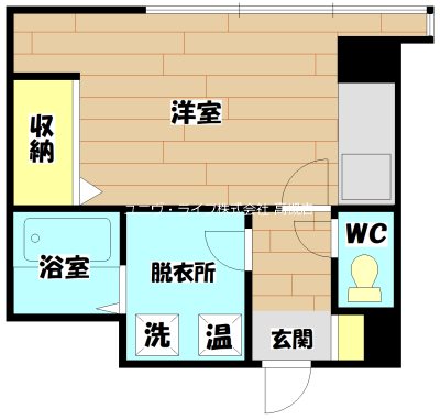 シャトーノール 303号室 間取り