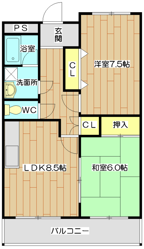 ブルーメ尚和  間取り