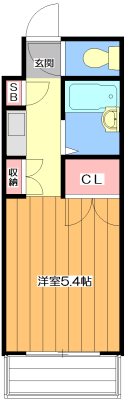 横山第1マンション 間取り図
