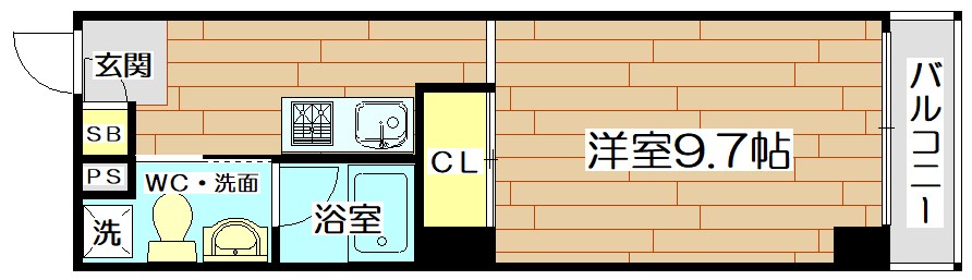 グランヴァレー彩都 306号室 間取り