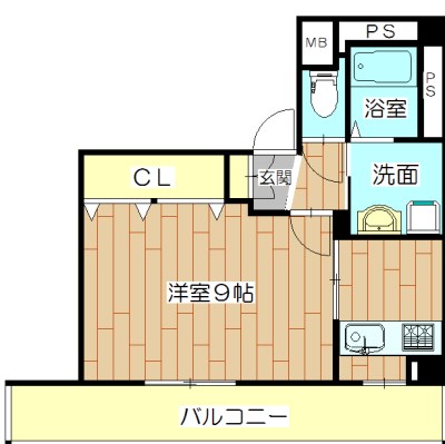 高槻ハイム   203号室 間取り