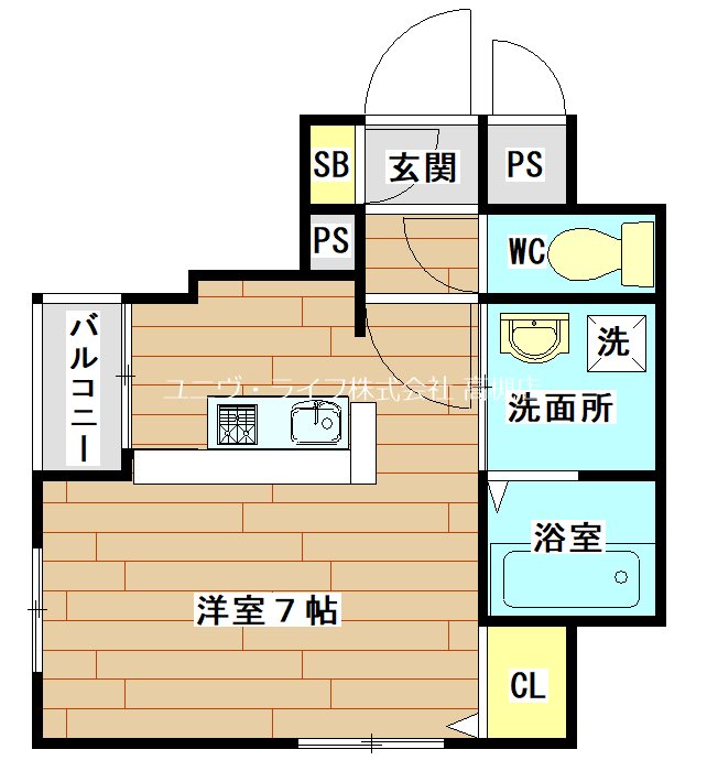 グレースコート子安 間取り図