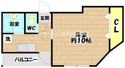 エクセレント高槻 501号室 間取り