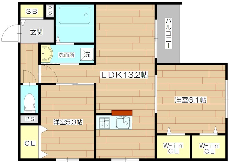 ヘーベルメゾンうらら 間取り