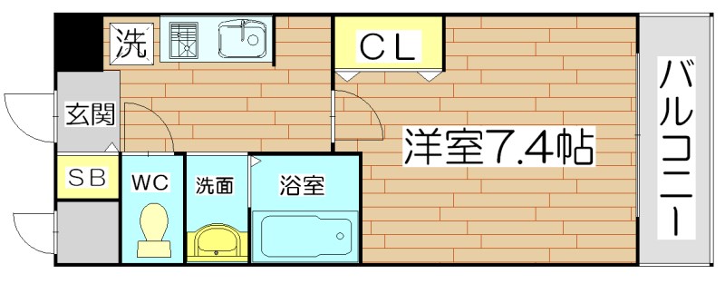 ブラオ高槻  間取り