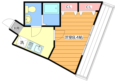 ウエストフィールドNo.6 間取り図