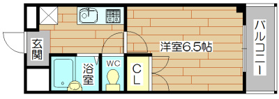 カリーノ北園 102号室 間取り