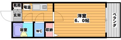 常陽第2ガーデンハイツ 間取り