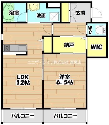 シャーメゾン本町 203号室 間取り