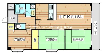 アルフォルスエム 105号室 間取り