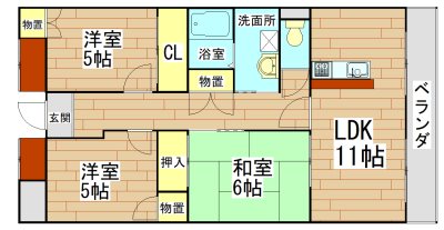 ラフィーネ上牧 間取り