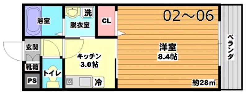 千里山サンライズ 間取り