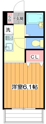 サニーハイツⅠ 間取り図