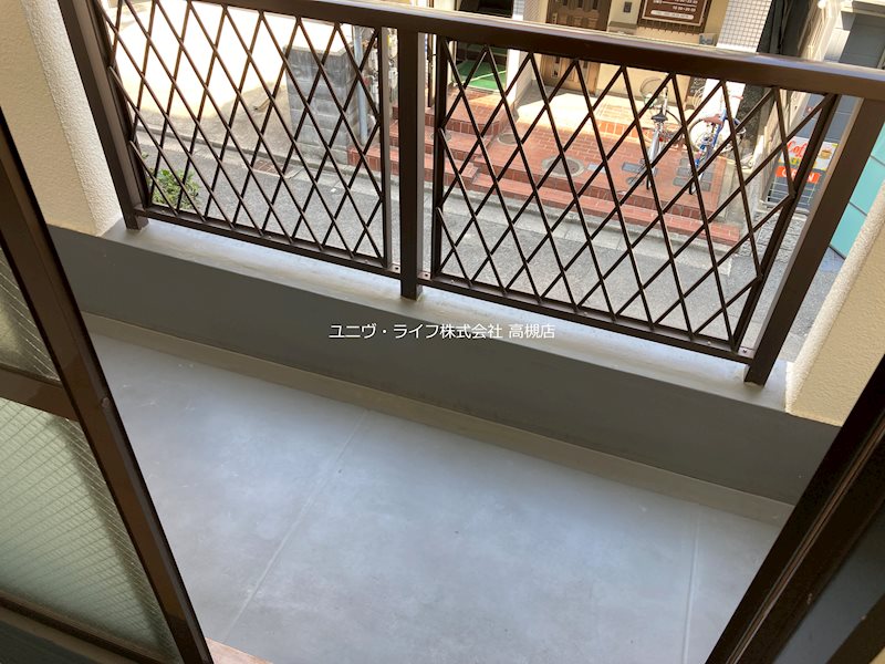 マンション一里塚 ベランダ